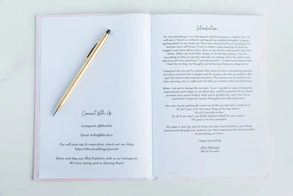 OLD VERSION: Time to Reflect, A 5-Minute Gratitude Journal Bliss&