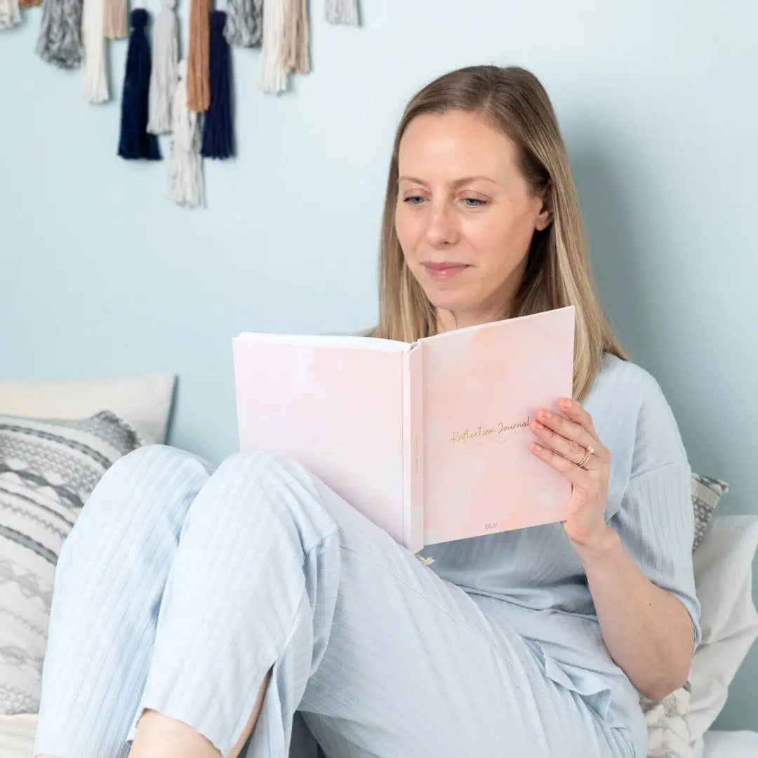 Mind + Body Self-Care Bundle: Reflection Journal & Rose Quartz Gua Sha Bliss&