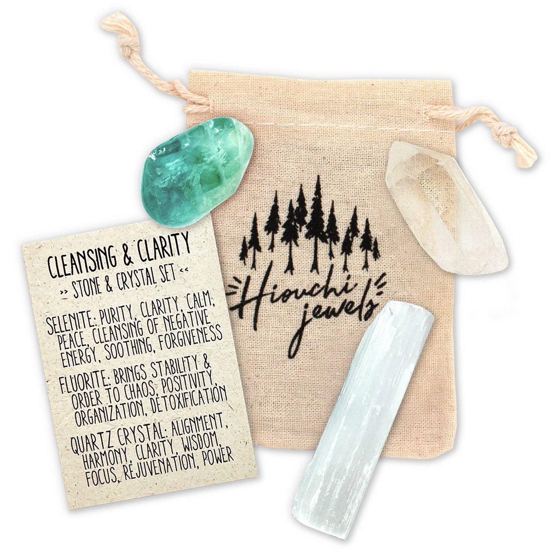 Stone &amp; Crystal Set | Cleansing &amp; Clarity