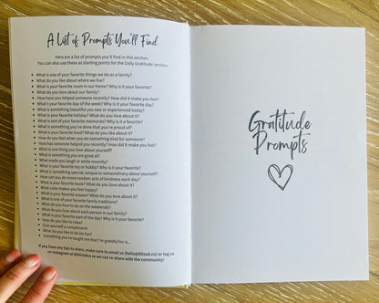 Gratitude Journal Bundle: Gratitude Journal &amp; Family Journal