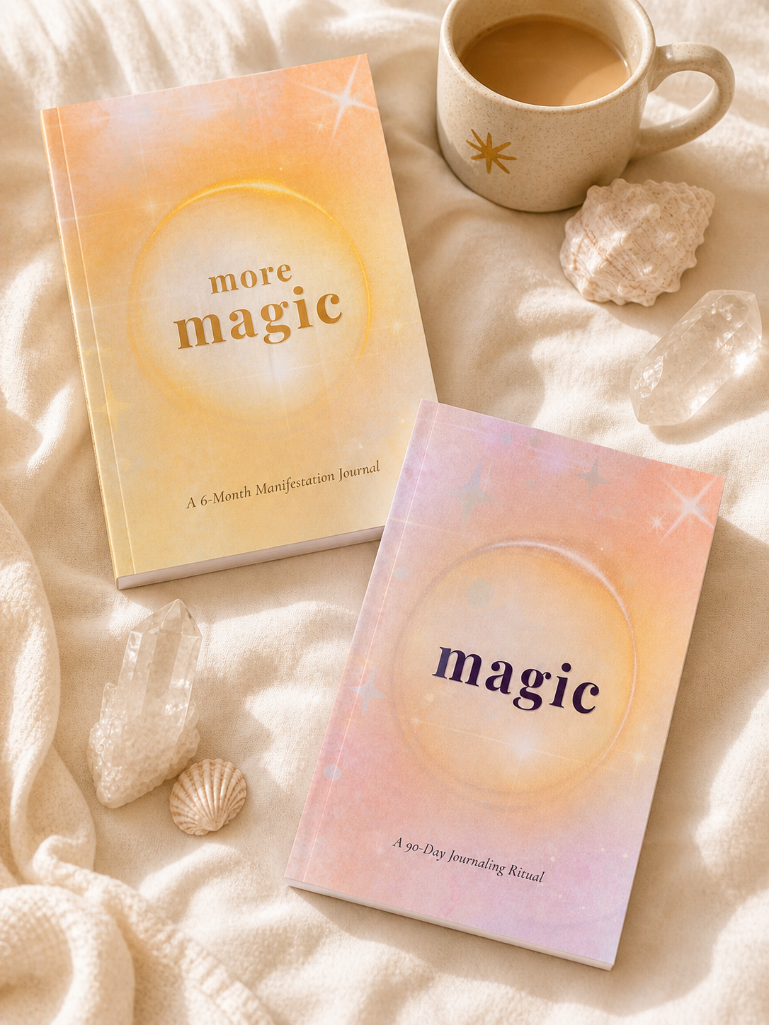 Two manifestation journals titled &