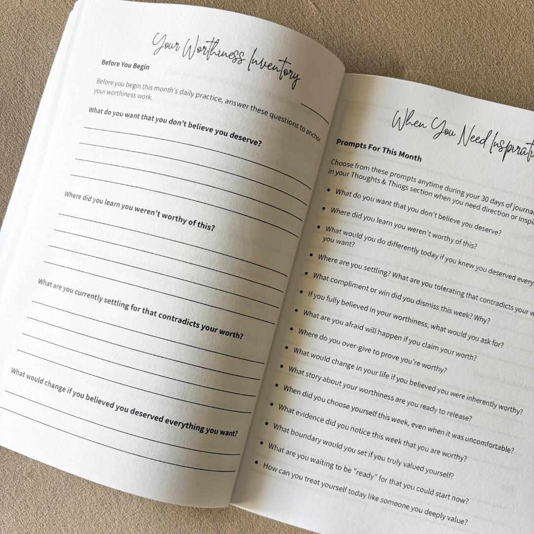 Monthly theme page and journal prompt bank for manifestation journal  (more) Magic