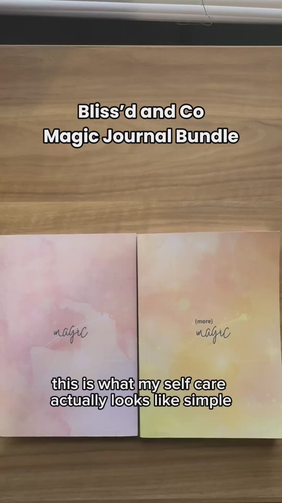Magic Journal Bundle: 90-Day + 6-Month Manifestation &amp; Self-Discovery Journals